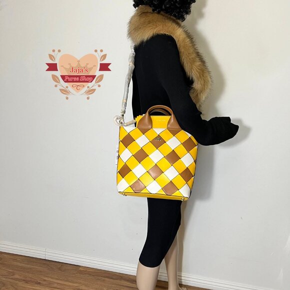 💛Michael Kors Leather Quilted Satchel & Xbody Purse💛 - Picture 15 of 17